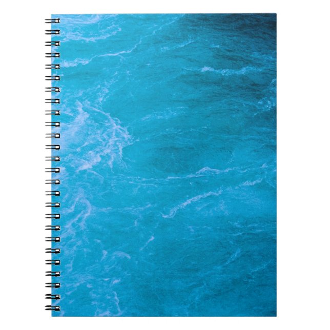 Clear blue water notebook (Front)