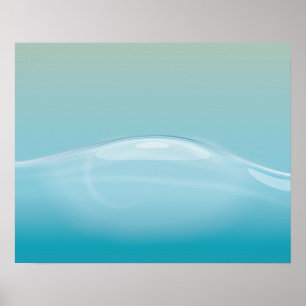 Clear Blue Water Poster