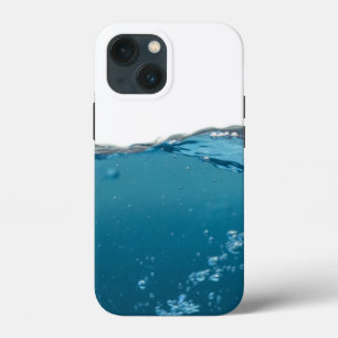Clear Blue Wave iPhone 13 Mini Case