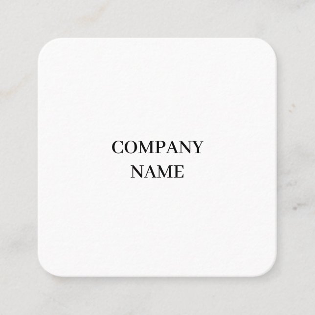 Clear Business Card, Standard, 3.5" x2.0", Rounded Calling Card (Front)