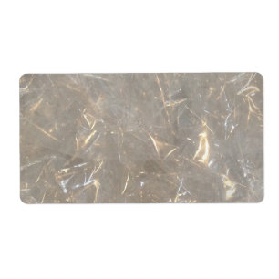 Clear cellophane picture pattern