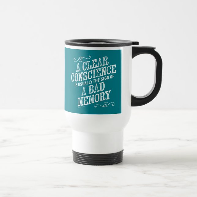 Clear Conscience Travel Mug (Right)