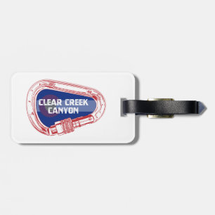 Clear Creek Canyon Colorado Climbing Carabiner Luggage Tag