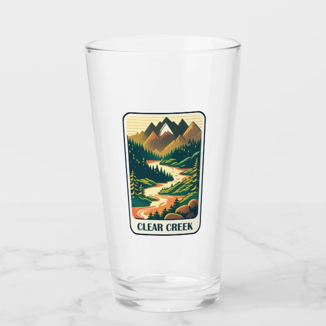 Clear Creek Colorado Colours Glass (Front)