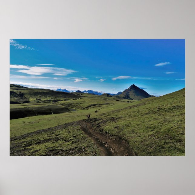 Clear Day on the Laugavegur Poster (Front)