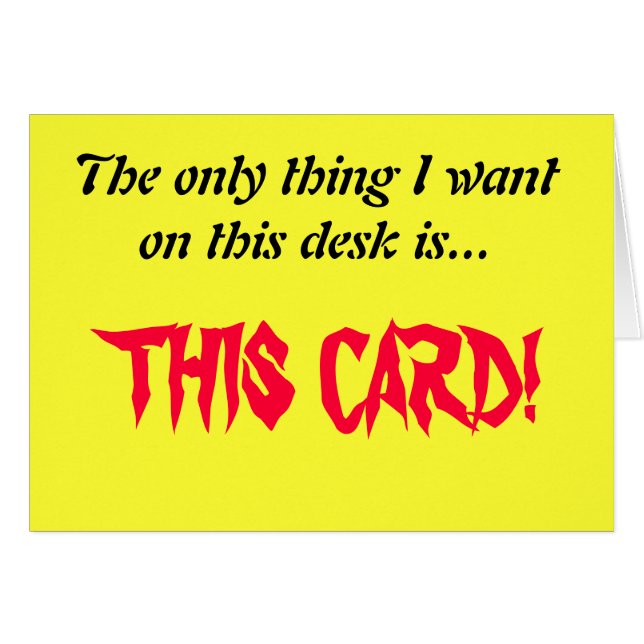 Clear desk (Front Horizontal)