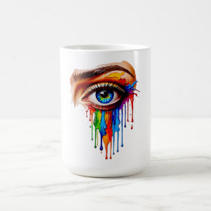Clear eye coffee mug