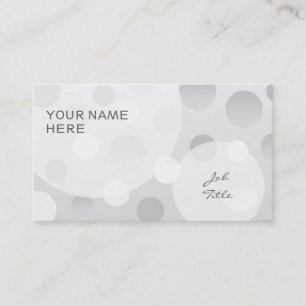 Clear Fizz business card template bubbles