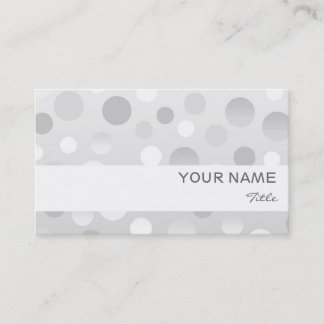 Clear Fizz white stripe business card template