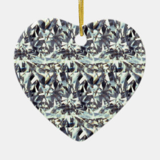 clear gem stone, diamond ceramic tree decoration