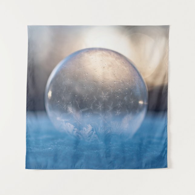 Clear glass ball tapestry (Front)