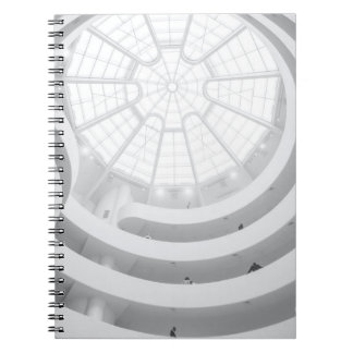 Clear glass roof notebook