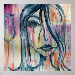 Clear Glass Stare Poster