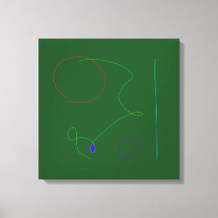 Clear Green Canvas Print