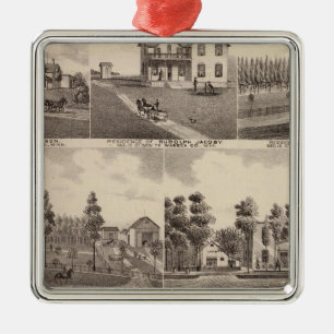 Clear Lake, Waseca, Minnesota Metal Tree Decoration