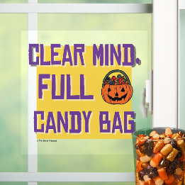 Clear Mind, Full Candy Bag | Halloween Sober Party