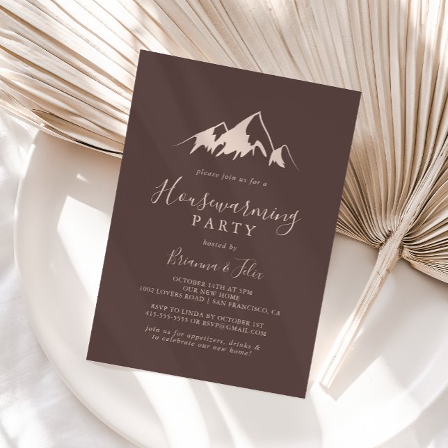 Clear Mountain Country Housewarming Party Invitation (Creator Uploaded)