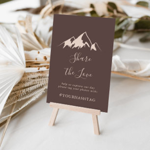 Clear Mountain Country Share the Love Hashtag  Poster