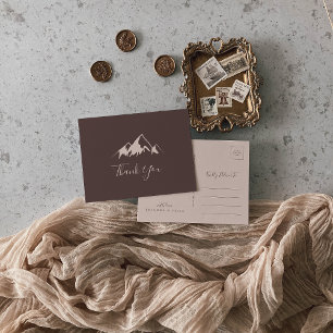 Clear Mountain Country Thank You Postcard