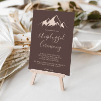 Clear Mountain Country Unplugged Ceremony Sign