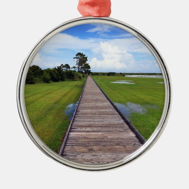 Clear Path Metal Tree Decoration (Front)