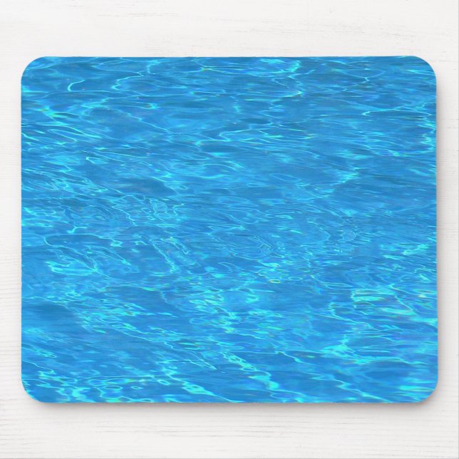 Clear pool water surface mouse pad (Front)