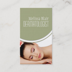 Clear Skin Dermatologist Facial Massage Spa Business Card