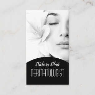 Clear Skin Dermatologist Facial Massage Spa Business Card