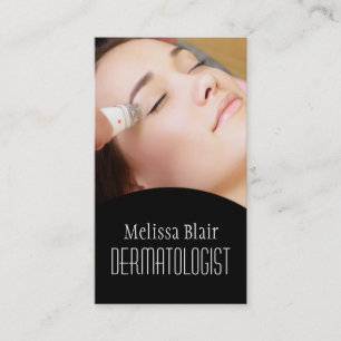 Clear Skin Dermatologist Facial Massage Spa Business Card
