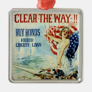 Clear the Way!! - Fourth Liberty Loan Metal Tree Decoration