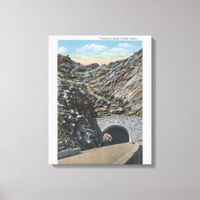 Clear Water Canyon, Colorado Canvas Print (Front)