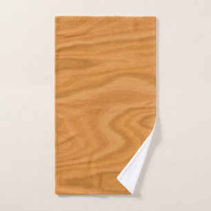 Clear wood hand towel