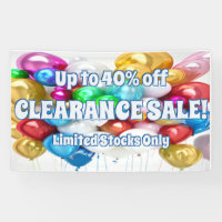 Clearance sale Vinyl Banner 3' x 5' Banner
