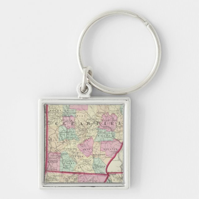 Clearfield, Cambria, Blair counties Key Ring (Front)