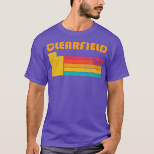 Clearfield Utah Vintage Distressed Souvenir T-Shirt