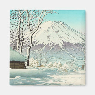Clearing after Snow at Oshiono Hasui Kawase Magnet
