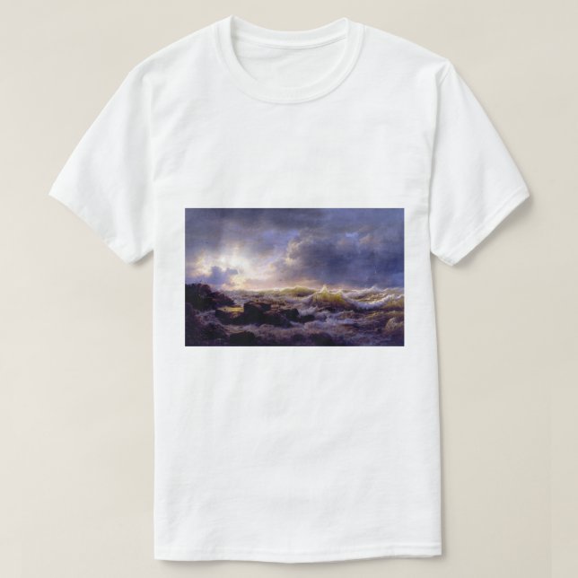 Clearing up coast of Sicily T-Shirt (Design Front)