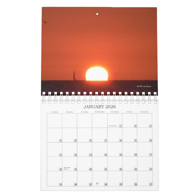 Clearwater Beach 2009 Calendar (Jan 2026)