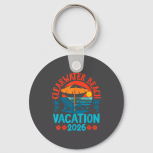 Clearwater Beach Florida 2026 Family Vacation Summ Key Ring