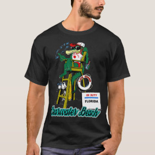 Clearwater Beach Florida Alligator Life Guard T-Shirt