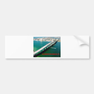CLEARWATER BEACH FLORIDA BUMPER STICKER