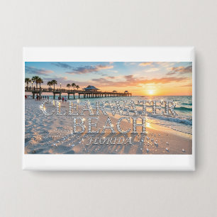 Clearwater Beach Florida Button