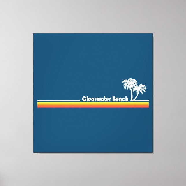 Clearwater Beach Florida Canvas Print (Front)