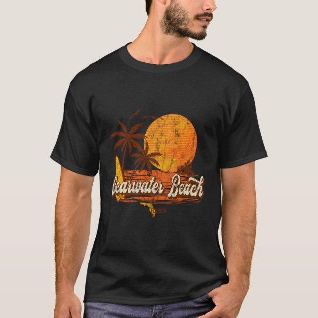 Clearwater Beach Florida Fl Beach T-Shirt (Front)