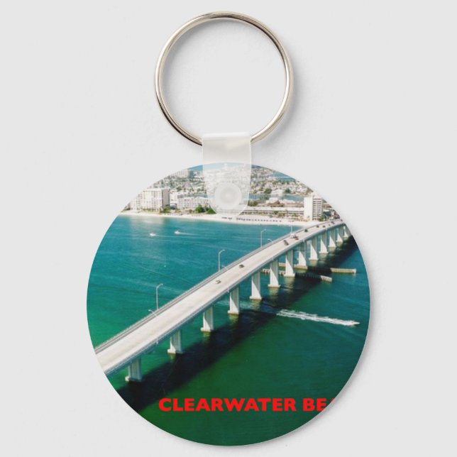 CLEARWATER BEACH FLORIDA KEY RING (Front)