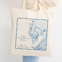 Clearwater Beach Florida Map Wedding Welcome