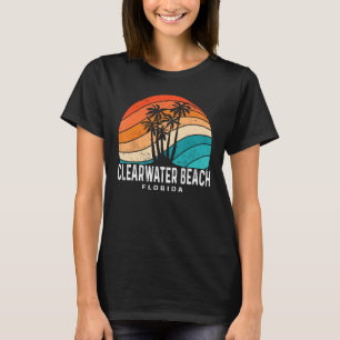 Clearwater Beach Florida Palm Tree Beach Souvenir T-Shirt