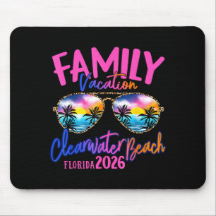 Clearwater Beach Florida Vacation 2026 Matching Fa Mouse Pad