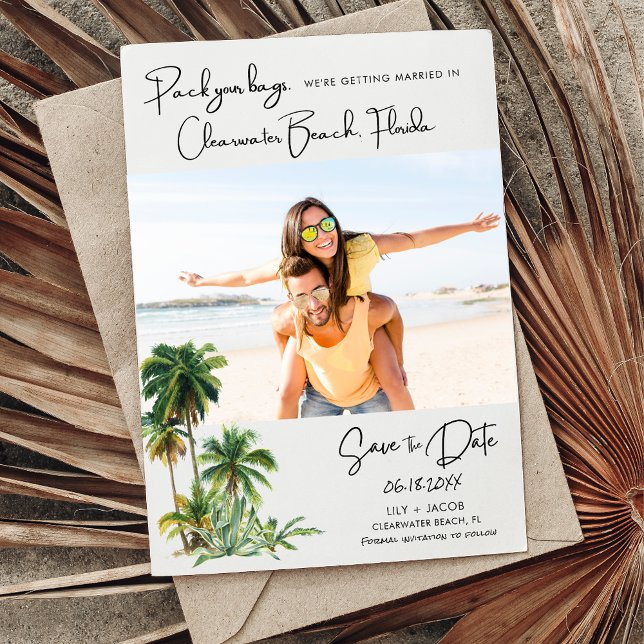 Clearwater Beach Florida Wedding Save The Date (Creator Uploaded)