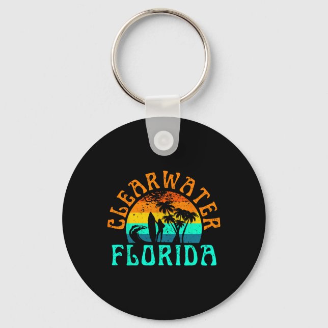 Clearwater Beach  Key Ring (Front)